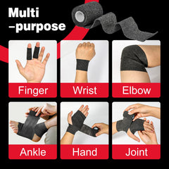 AZEN tattoo grip wrap in black ideal for secure grip during sessions