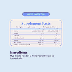 B-FIT B Inositol powder dissolving in beverage with no aftertaste