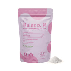 B-FIT B Inositol Balance tub front with berry label for daily use
