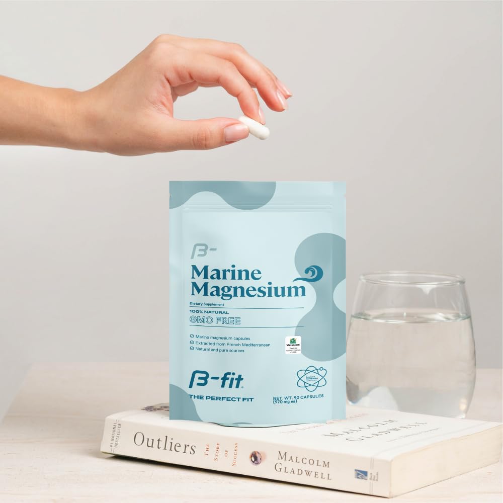 B-FIT B Marine Magnesium front-label shot reinforces brand trust and purity