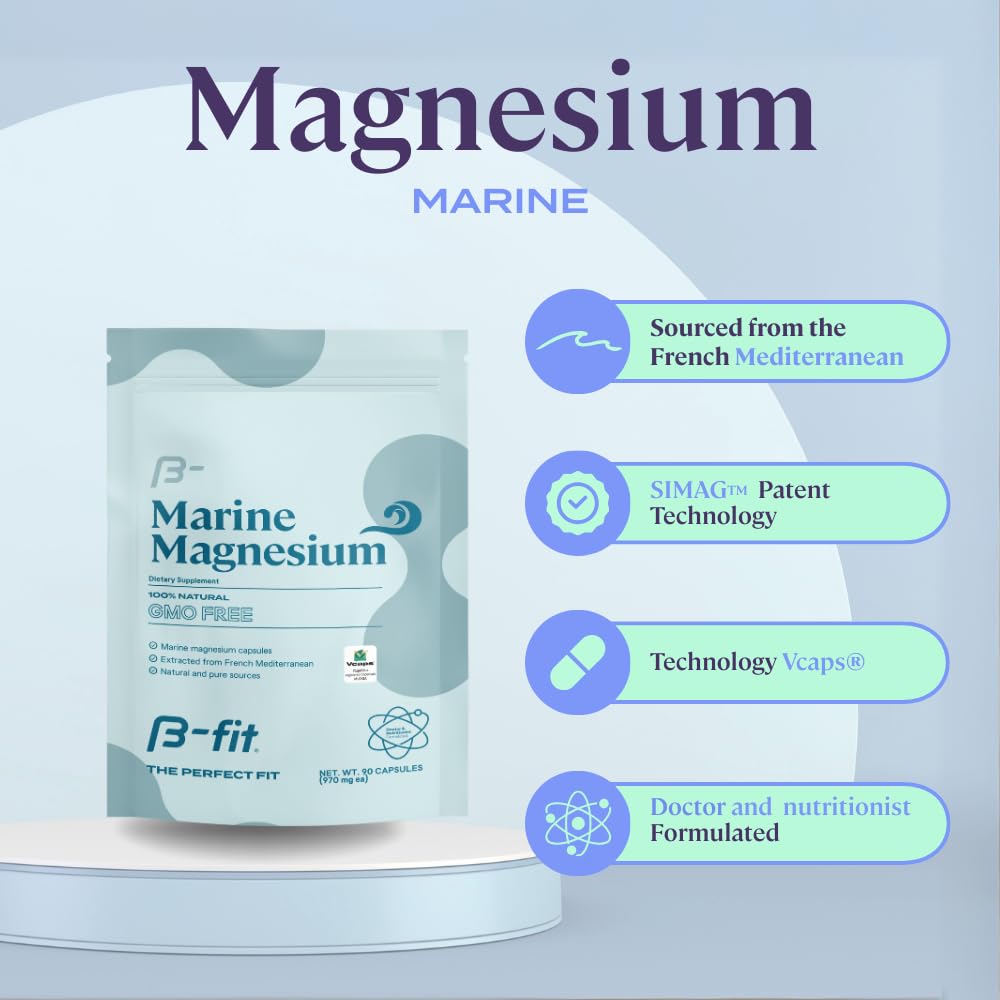 B-FIT B Marine Magnesium pour shows easy dosing for daily use
