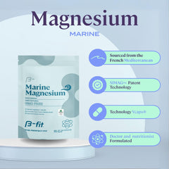 B-FIT B Marine Magnesium pour shows easy dosing for daily use