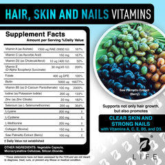 B Life Company vitamins tablets on shelf for skin and nails support