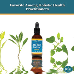 Baar Atomic Iodine herbal blend is part of the electrified formulation.
