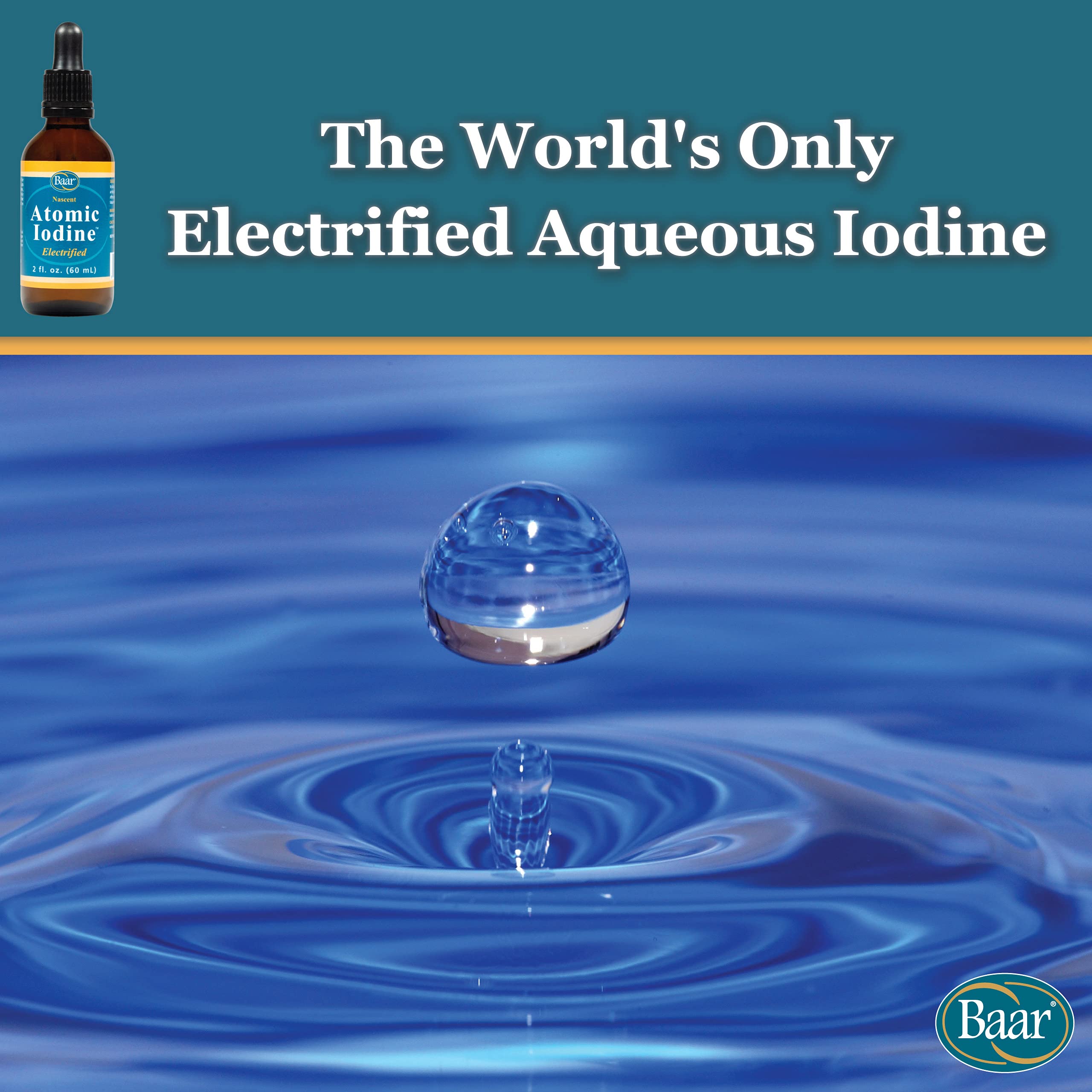 Baar Atomic Iodine is radioactivity-free on label and packaging.