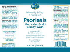 Baar Psoriasis Care Kit Wash and cream display showing routine layering