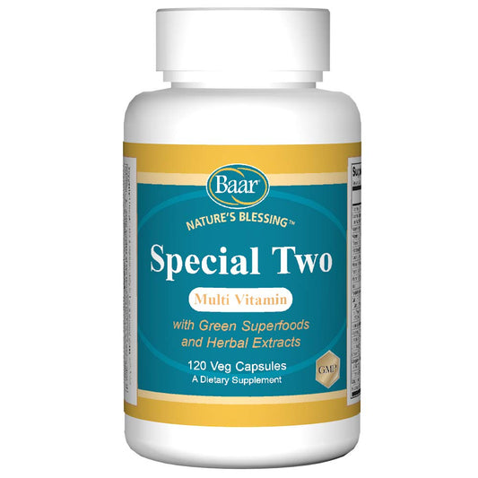Baar Special Two bottle front view for daily vitamin support.