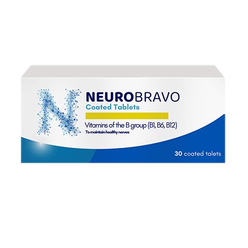 Neurobravo bottle front showing brand and product name for nerve health support.