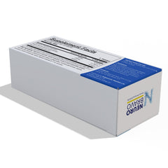 Dietary-supplement box communicates daily use and reliability.