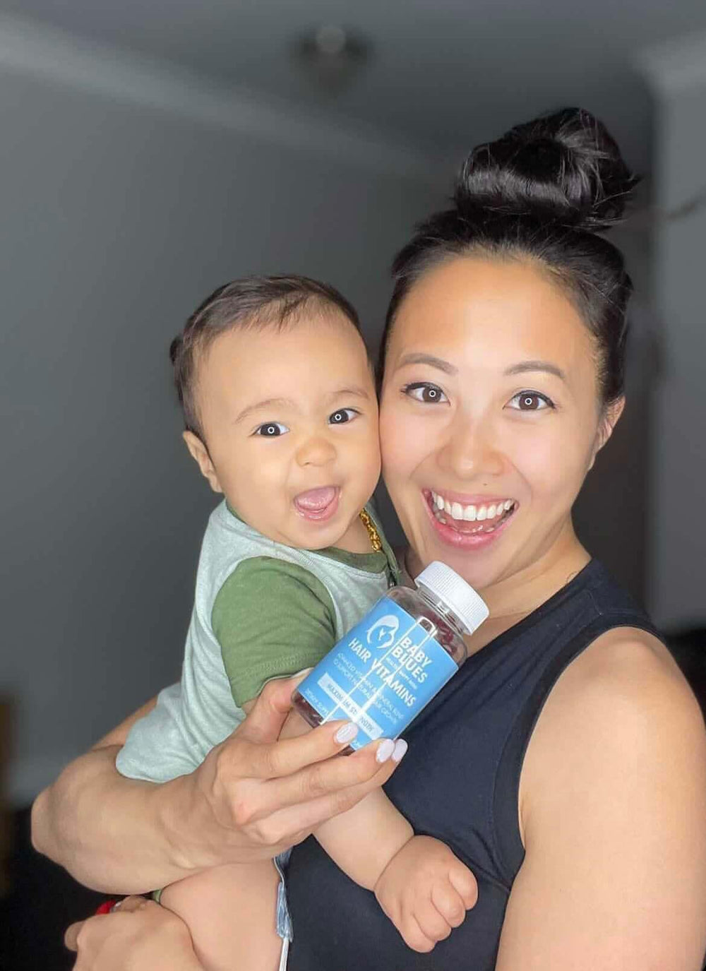 Third-party testing seal with Baby Blues bottle