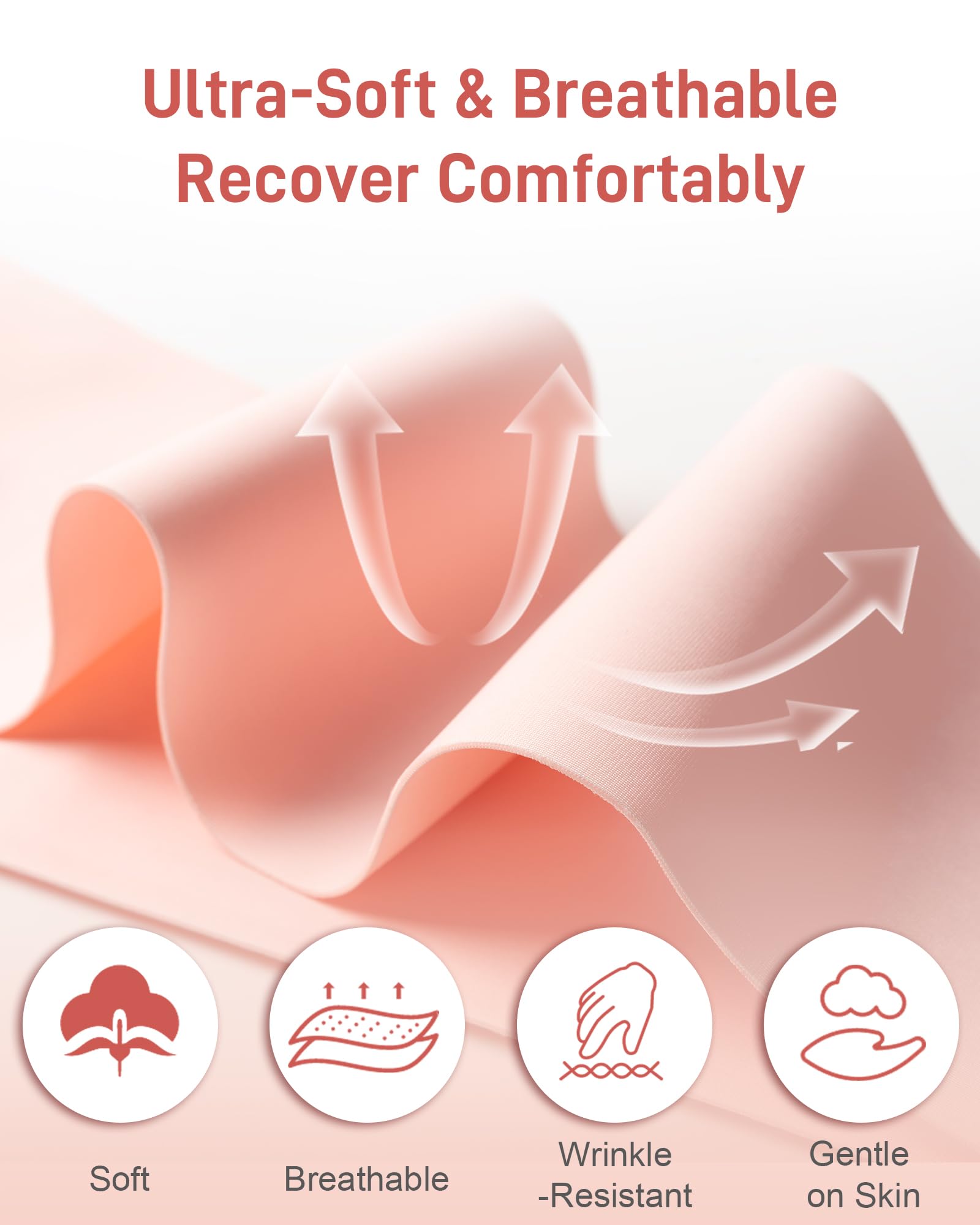Baby Noah hands-free recovery wrap staying in place during nursing and activity