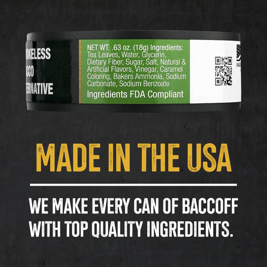 BACC OFF Apple Pouches showcasing crisp sour apple flavor