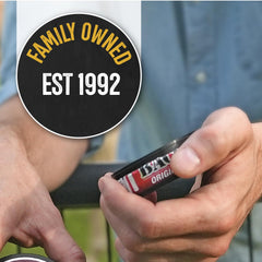 Family-owned since 1992, BACC OFF crafts with care.