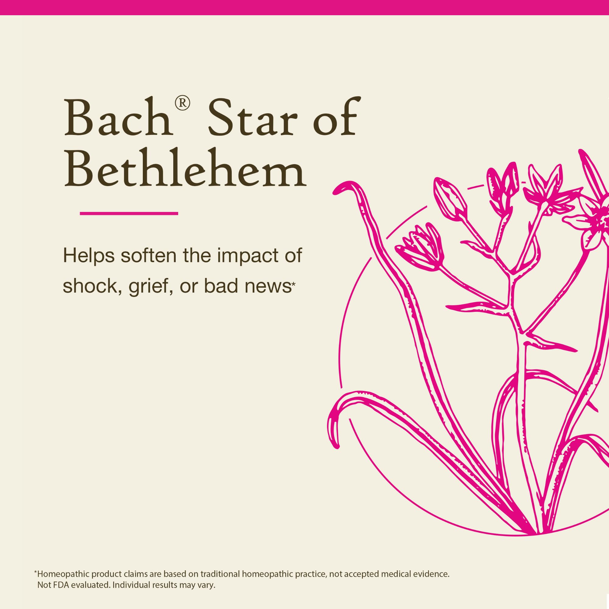 Bach Original Flower Remedies packaging front highlighting vegan, gluten-free formulation.
