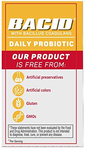 BACID bottle on white surface signals an easy daily routine.