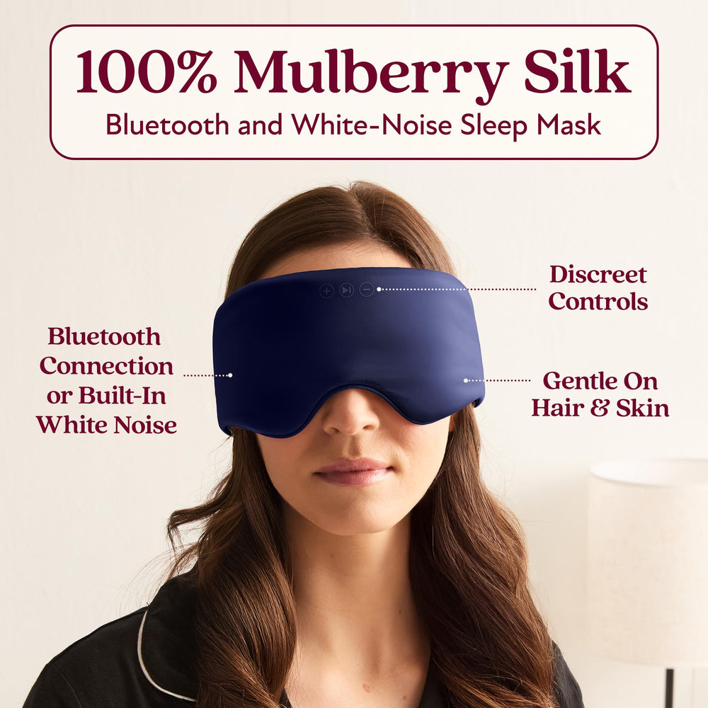 Back Bay Audio SilkSound Bluetooth headphones enable wireless listening while you sleep