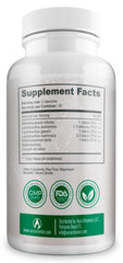 BACTICURE Bacterium Plus 60-count bottle highlighting value and ongoing support