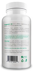 BACTICURE Bacterium Plus ingredients shot emphasizing natural probiotic foundation