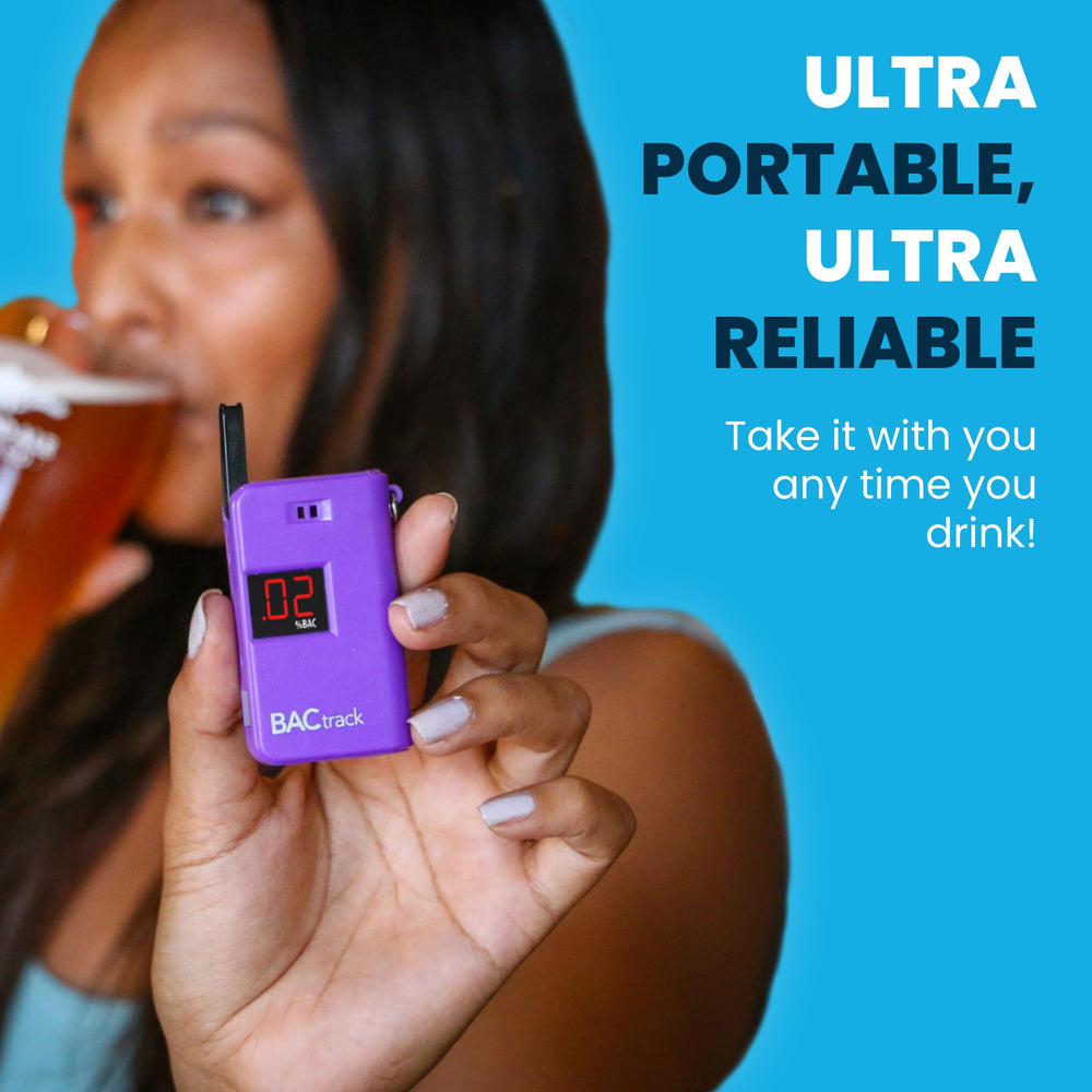 BACtrack Breathalyzer compact design for easy on-the-go safety checks.