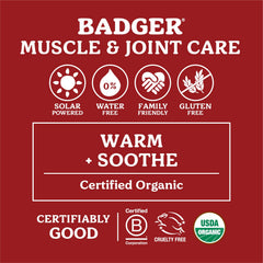 Badger Ginger and Cayenne oils visible in the blend for warming sensations