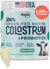 Baese Nutrition 4000mg colostrum bottle pour for easy dosing