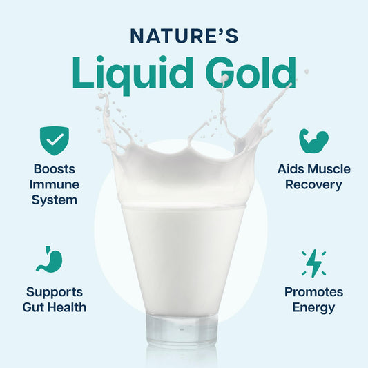 Baese Nutrition colostrum powder jar close-up showing neutral flavor