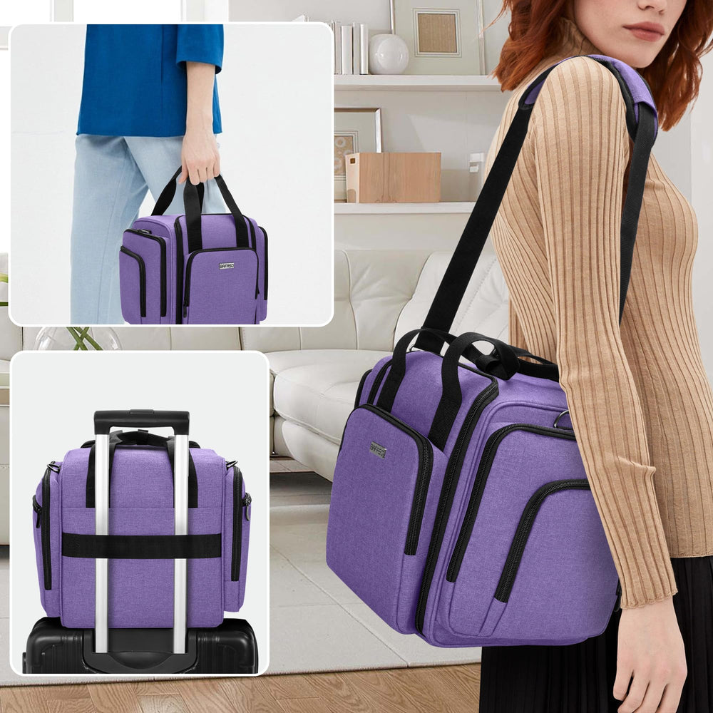 BAFASO back strap attaches to luggage handles for travel
