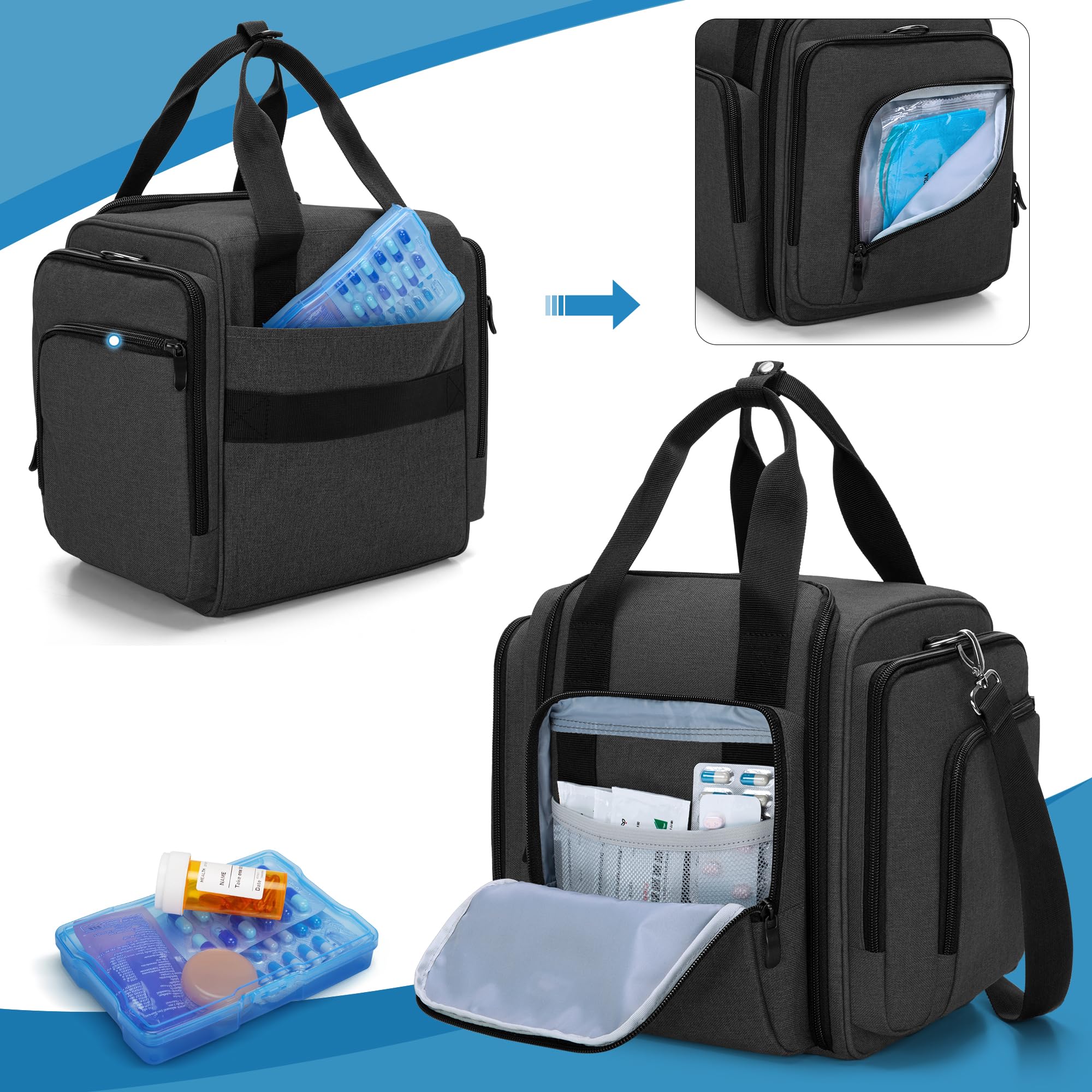 BAFASO front pocket keeps small items within easy reach