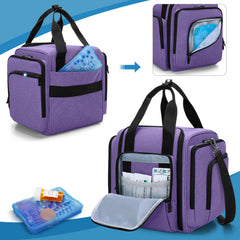 BAFASO adjustable shoulder strap and top handles for easy carrying