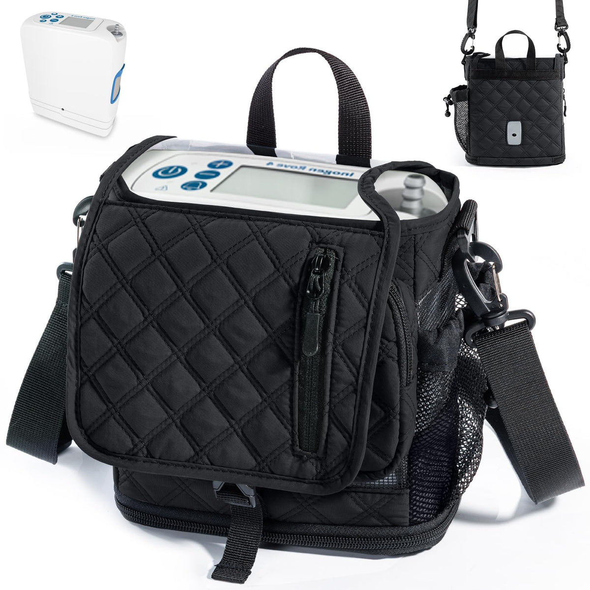 BAGSFY Inogen G5 compatible tote bag viewed from top for travel