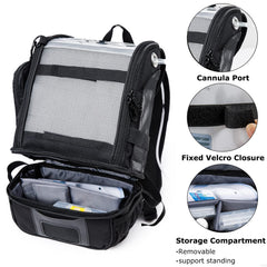 BAGSFY oxygen backpack padded back protecting the device during transport