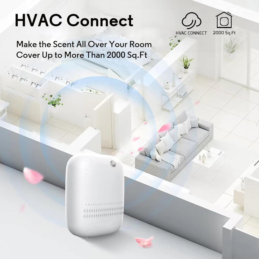 BAIESHIJI smartphone app control screen for smart scenting