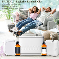 BAIESHIJI diffuser oil in-room setup shows easy integration with diffusers