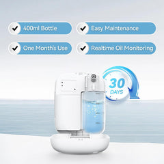 BAIESHIJI app control display showing Bluetooth setup for personalized fragrance.
