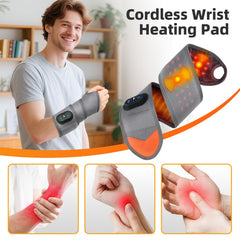 BAISEMAIN wrist heating pad showing massage modes for relaxation