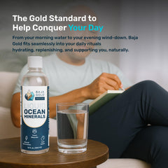 Baja Gold drops used in cooking to enrich recipes.
