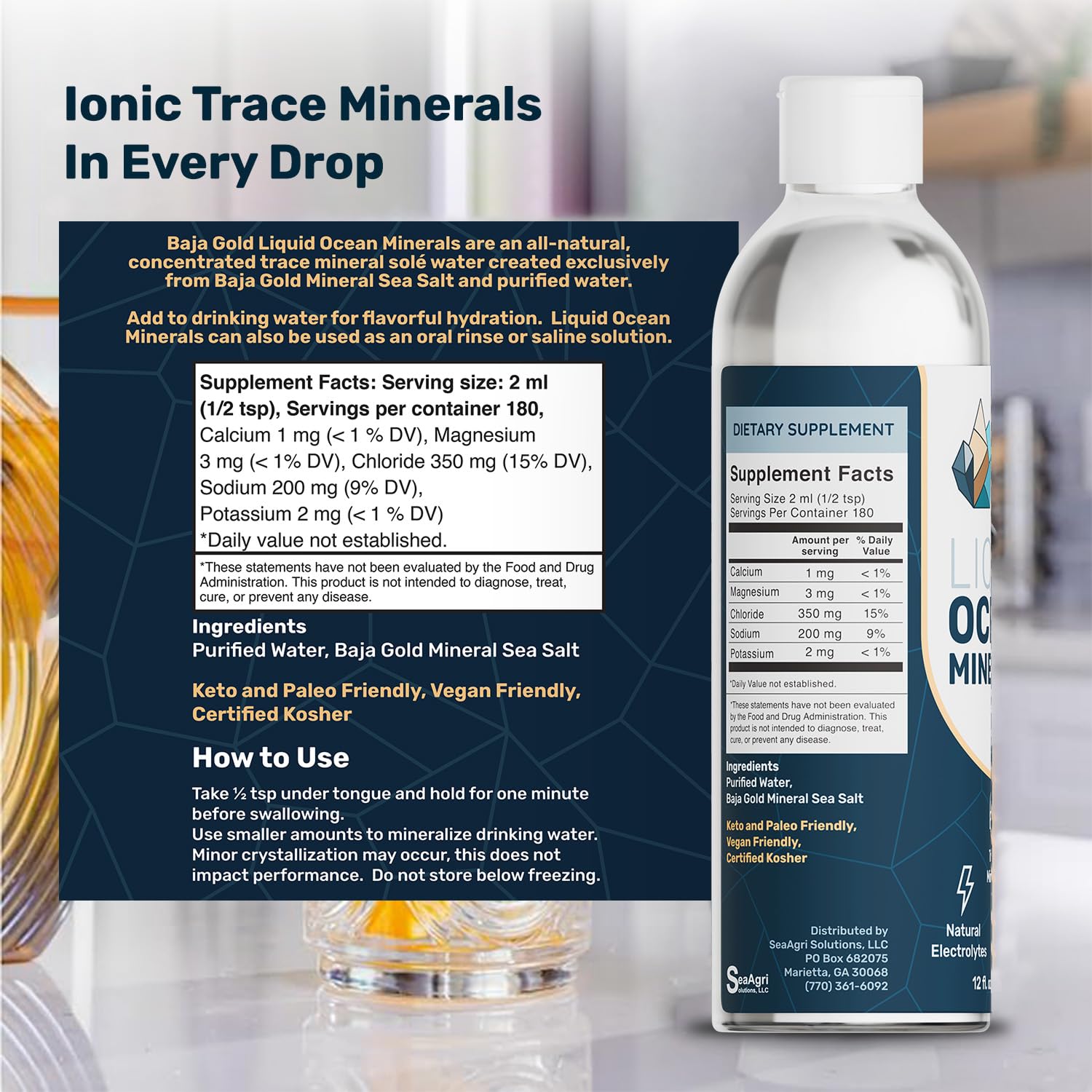 Baja Gold unrefined mineral salt concept evokes heritage harvesting.