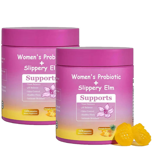 Bakong Her Juicy Feminine Probiotics bottle for daily balance with pineapple flavor