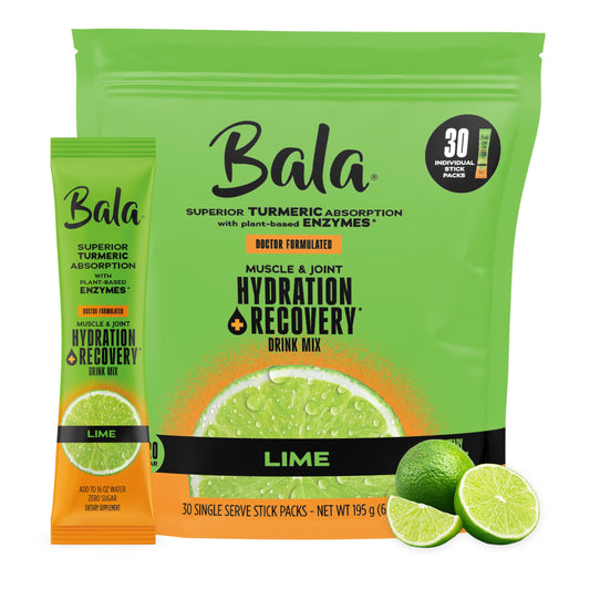 BALA Enzyme lime-flavor packet for refreshing hydration after activity