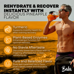 BALA enzymes and amino acids boost hydration and recovery.