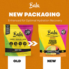 BALA glass with prepared drink showing bright Pineapple-Lime-Berry flavor.
