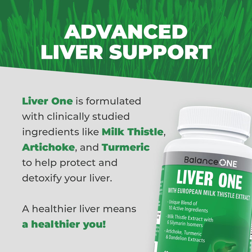 Balance ONE bottle showing beet root and turmeric accents for antioxidants
