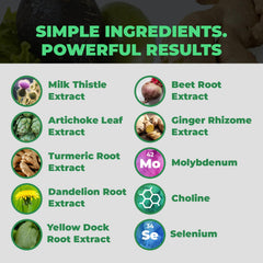 Balance ONE bottle label molybdenum for detox support