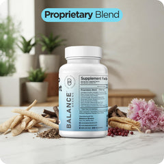 Product shot highlighting the simple, neutral appearance of Balancebreens Vertigo Relief.