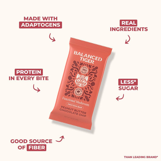 Balanced Tiger bars on the go packaging ready for workouts