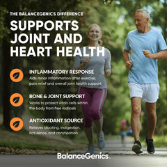 BalanceGenics capsules open reveal powder-filled shells for Golden Milk preparation.