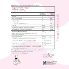 Balancing Act Balanced Babe bottle back shows label details for wellness.