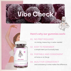 Gelatin-free soy-free Balancing Act gummy with no artificial dyes