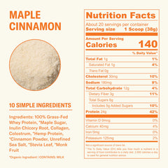 Ballerina Farm 24g protein per serving supports active lifestyles.