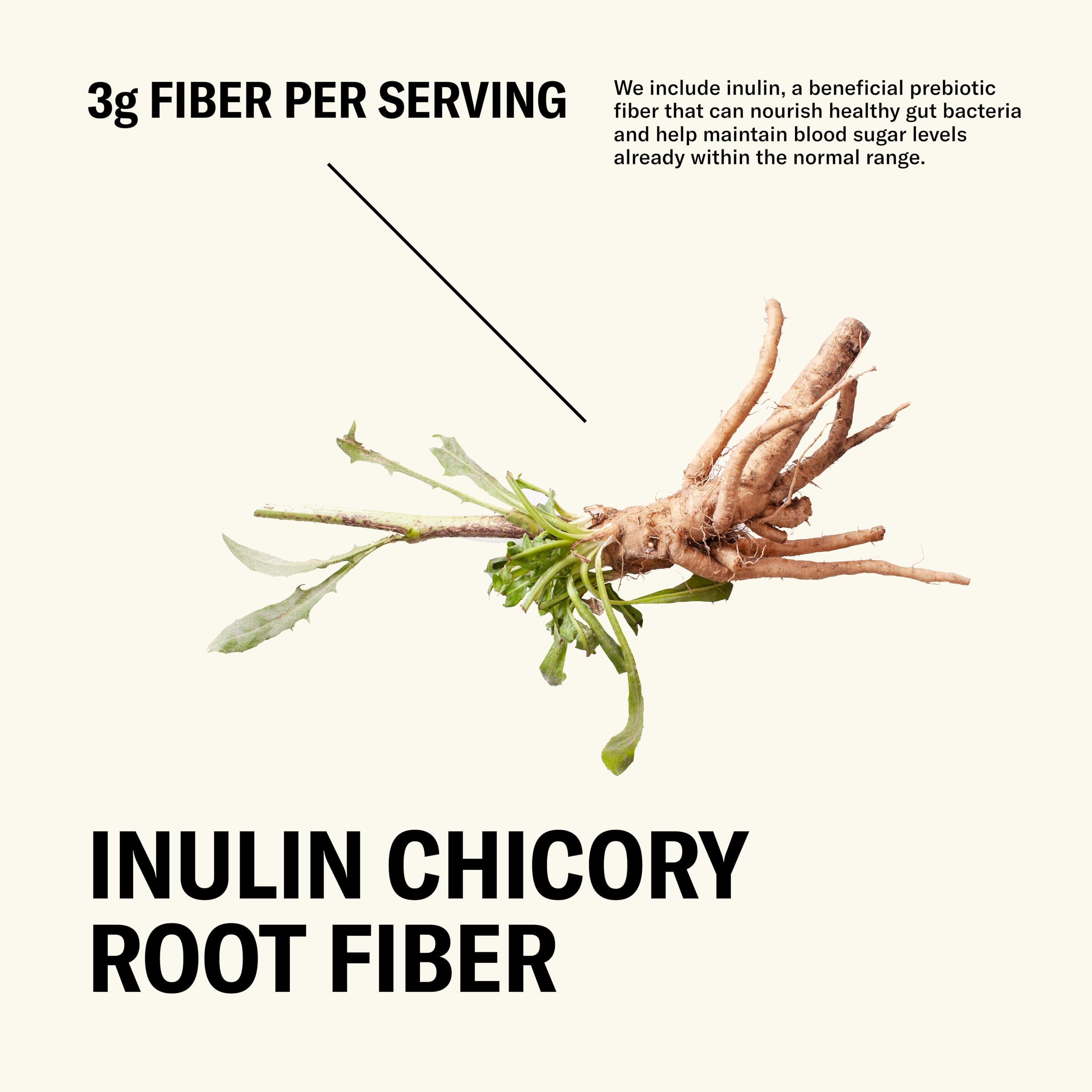 Ballerina Farm label closeup showing 24g protein per serving
